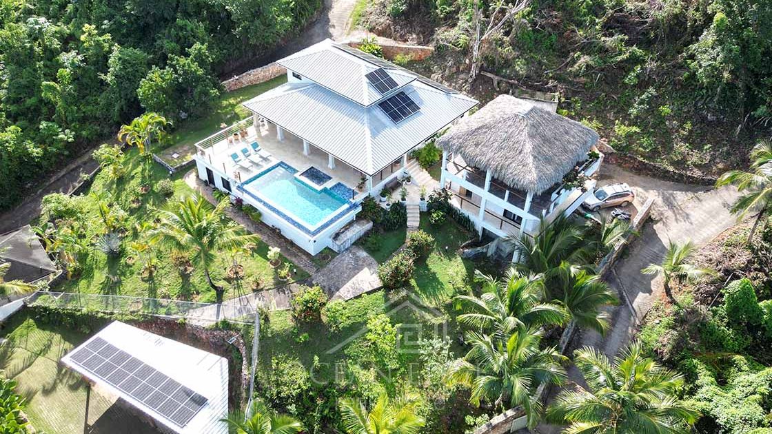 Splendid 5-Br Ocean view House with Guest House-las-terrenas-ocean-edge-real-estate-drone