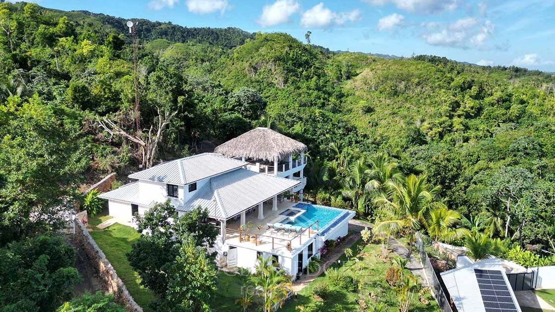 Splendid 5-Br Ocean view House with Guest House-las-terrenas-ocean-edge-real-estate-drone