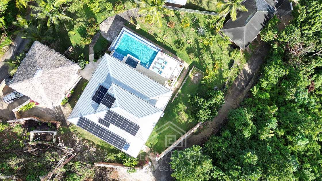 Splendid 5-Br Ocean view House with Guest House-las-terrenas-ocean-edge-real-estate-drone