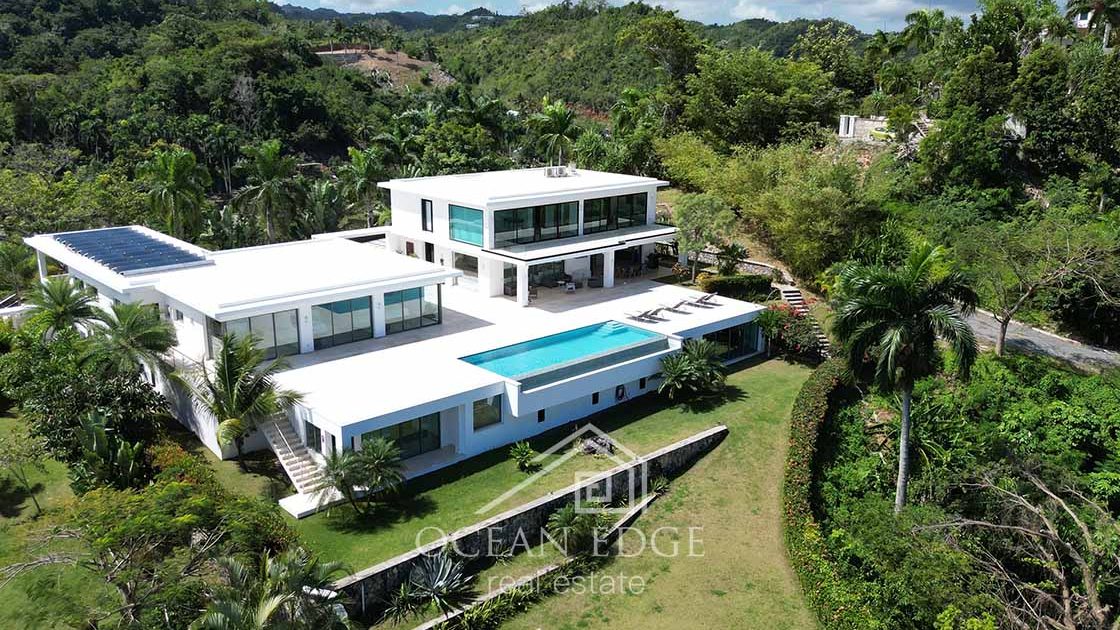 Sublime Architect Villa with 200 degree ocean view-las-terrenas-playa-esperanza-ocean-edge-real-estate