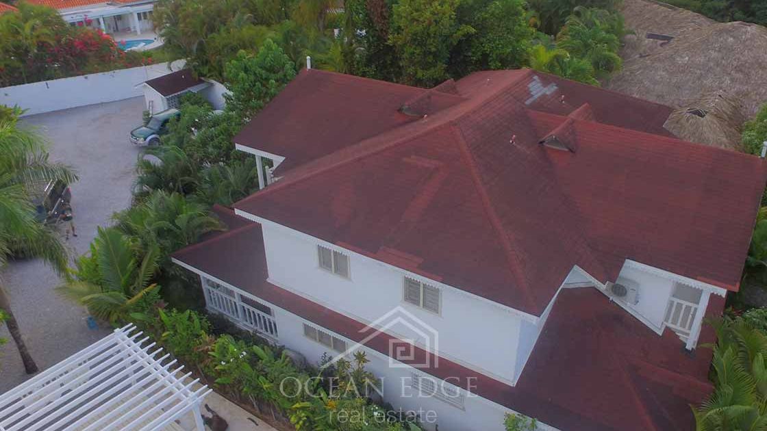 Well Furnished Duplex in private residential with pool-las-terrenas-real-estate-drone (6)