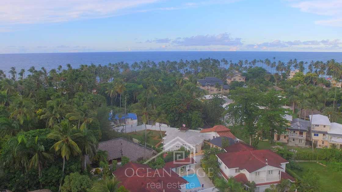 Well Furnished Duplex in private residential with pool-las-terrenas-real-estate-drone (8)