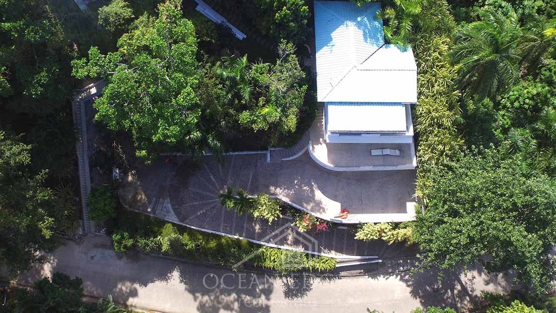 fully furnished & renovated villa in bonita village-las-terrenas-ocean-edge-real-estate-drone (3)