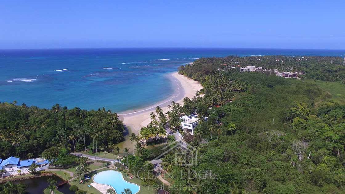 fully furnished & renovated villa in bonita village-las-terrenas-ocean-edge-real-estate-drone (7)